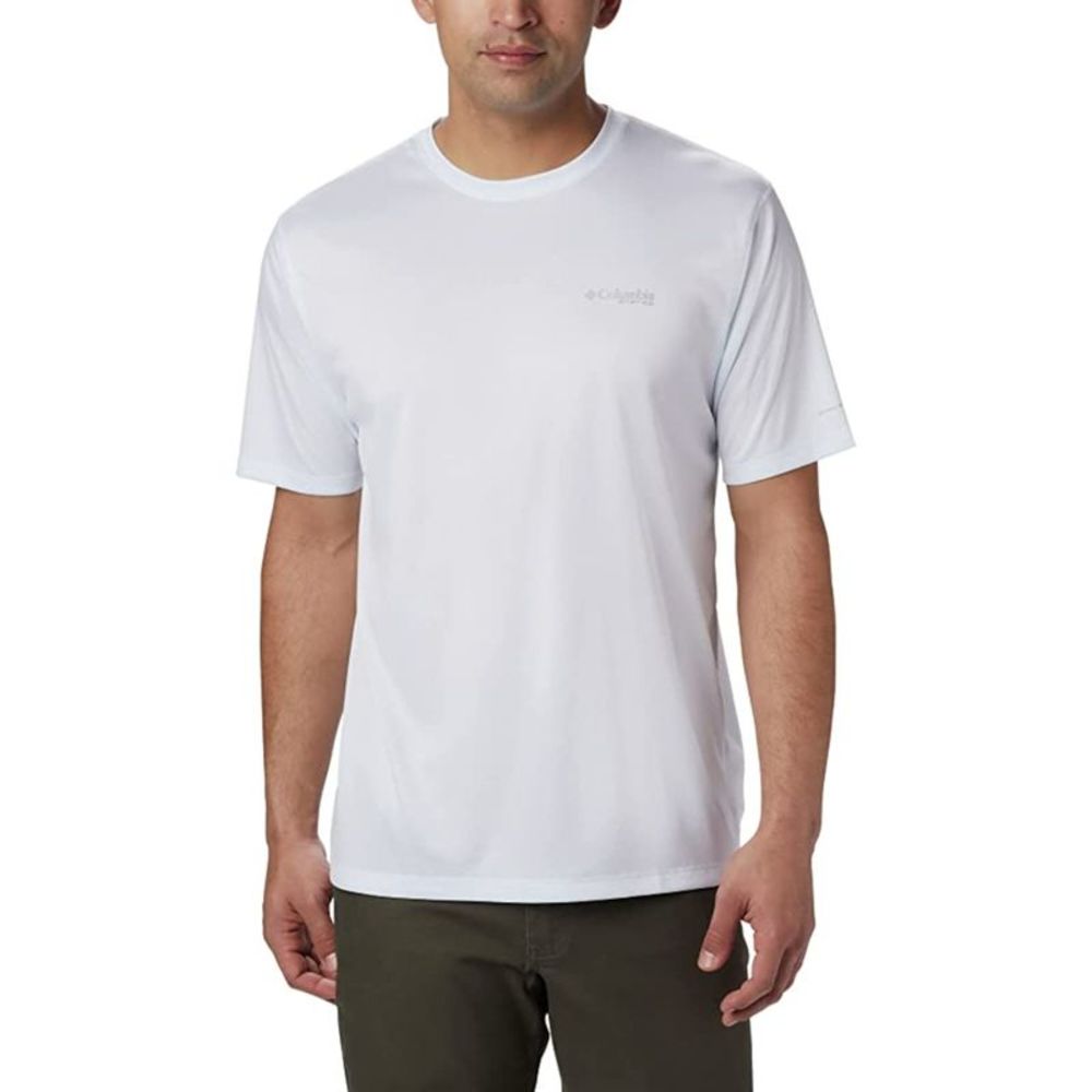 COLUMBIA SPORTSWEAR CO. Mens Fishing Gear Book White Logo Graphic T-Shirt XXL